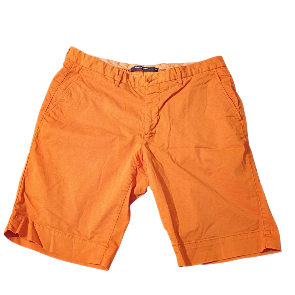 Orange Casual Shorts